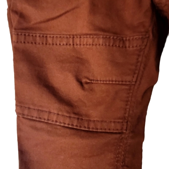 Cat & Jack Baby Boy Burnt Orange Skinny Fit Joggers size 12 months - Picture 4 of 9